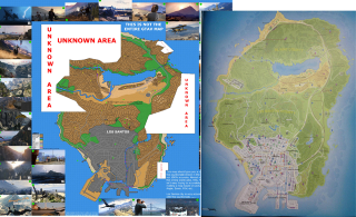 Illustration for article titled The Internet Reacts To Grand Theft Auto V's Map And Its Size
